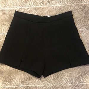 Black high waisted shorts
